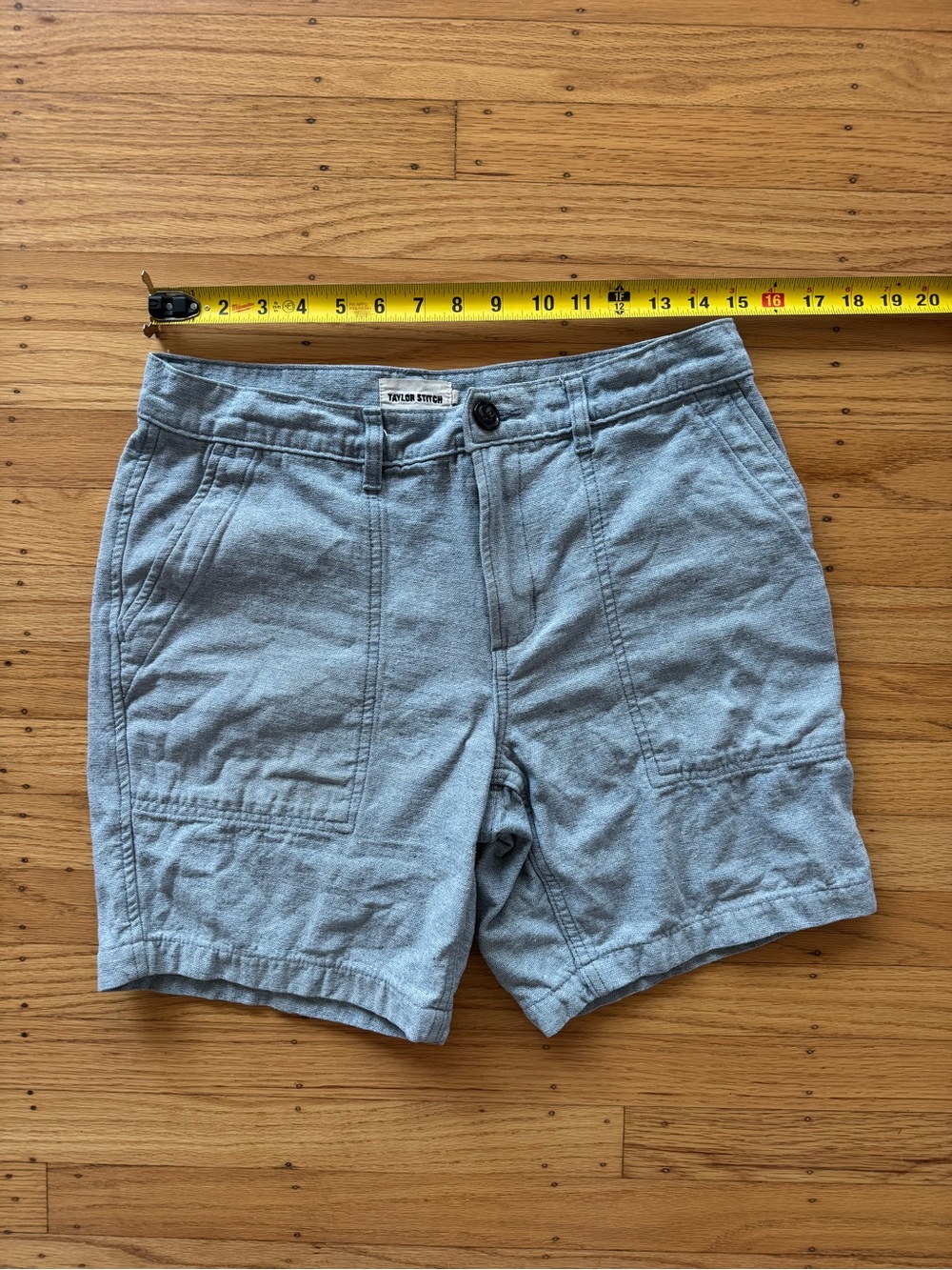 Taylor Stitch Trail Midnight Slub Shorts Blue Men’s 31